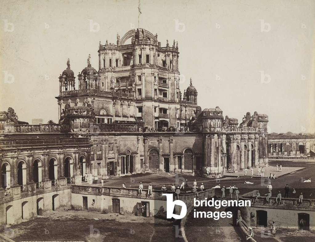 The Martinière Palace, present-day school, built by the Frenchman, Claude martin, in the 18th century, in Lucknow, India