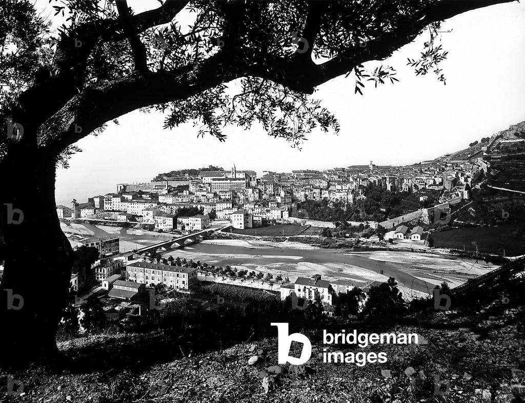 Panorama of the city of Ventimiglia