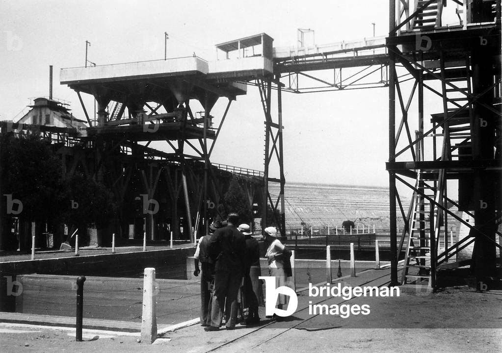 Group of people near the City Deep mine in Johannesburg