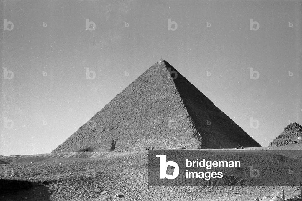 View of one of the pyramids, Gizah