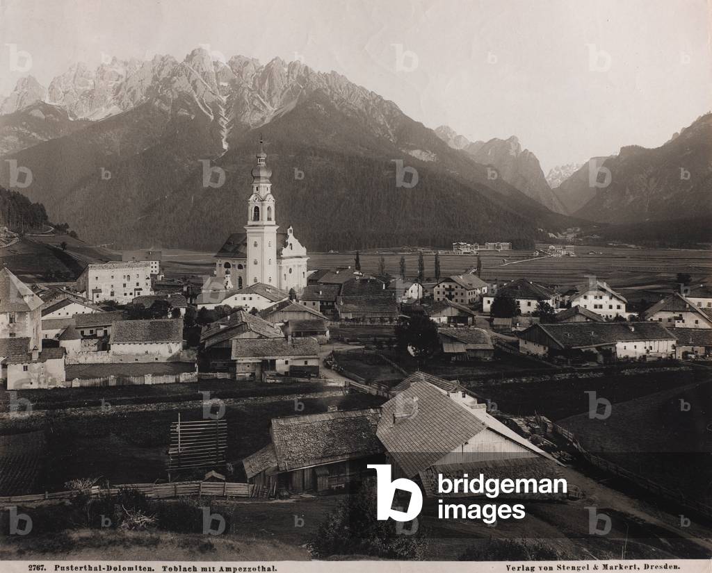 View of Dobbiaco, in the Puster Valley