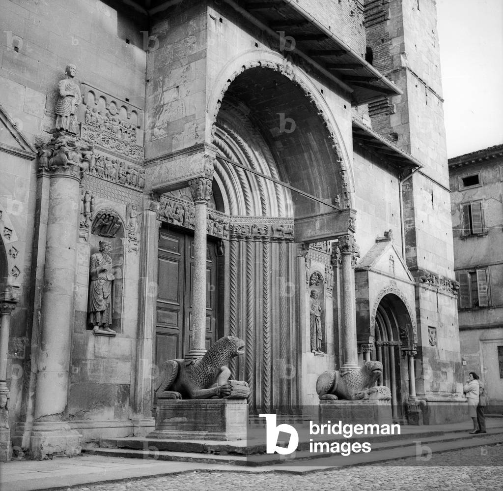 Central portal of the facade, Benedetto Antelami (act. 1178-1233) and the school, Cathedral of San Donnino, Fidenza