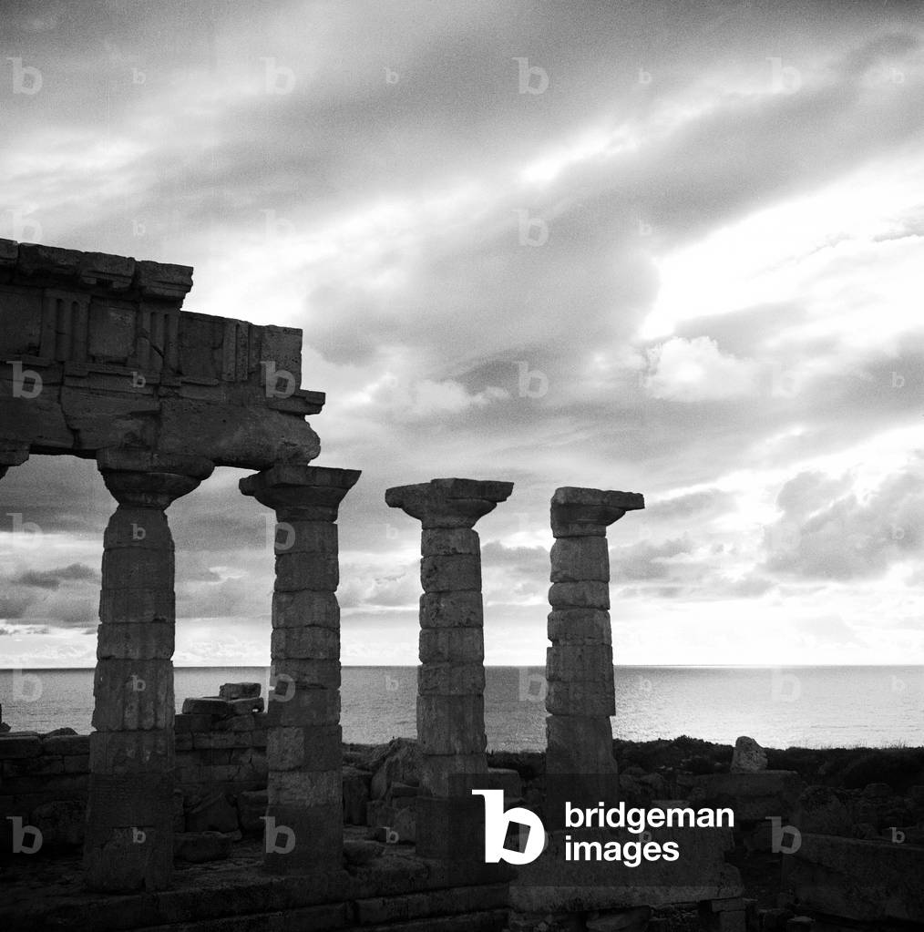 Selinunte, Sicily (b/w photo)