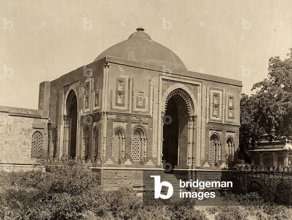 Entrance of a temple in Delhi, India