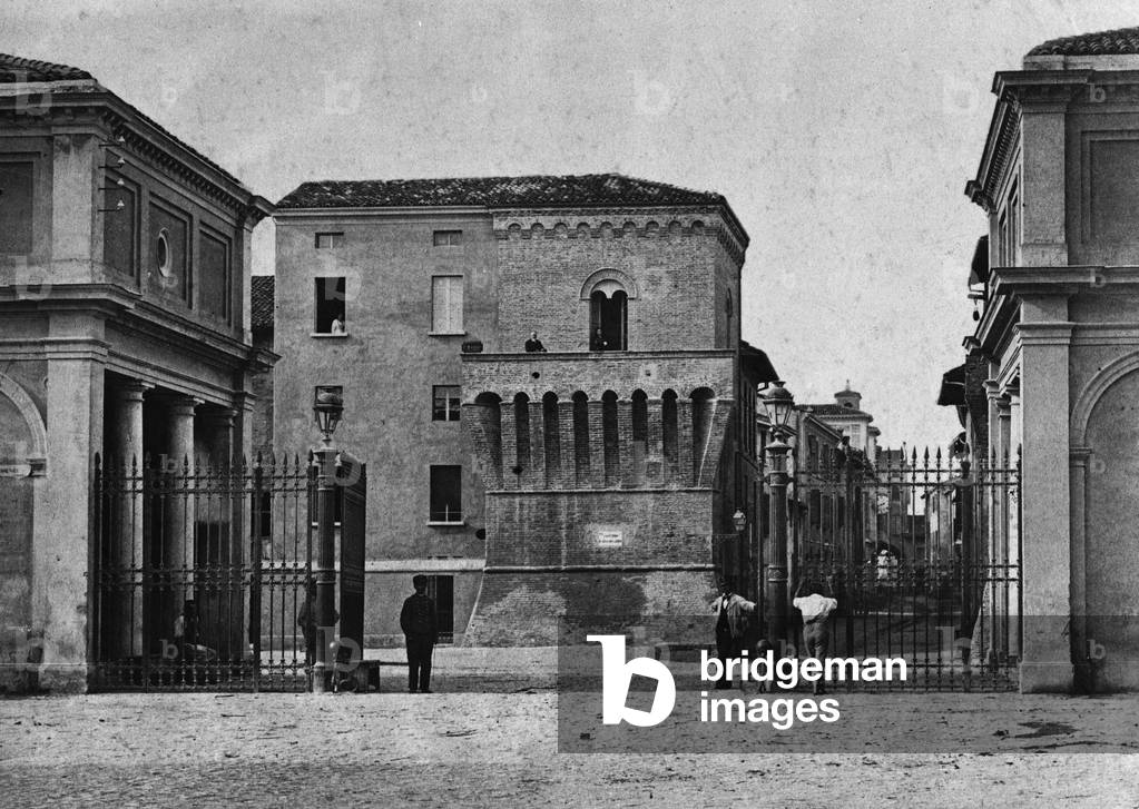 Ancient view of Via Appia, Imola: photographic reproduction of 1963