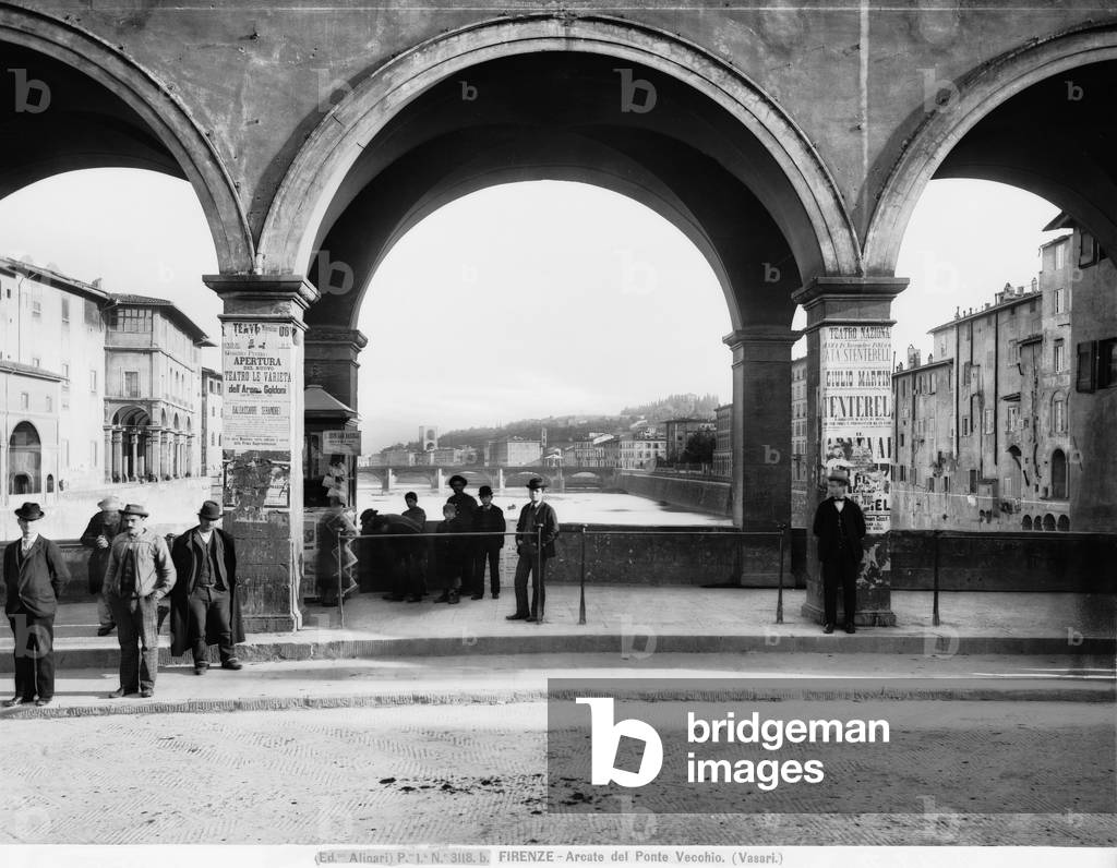Ponte Vecchio: the central arches, Florence