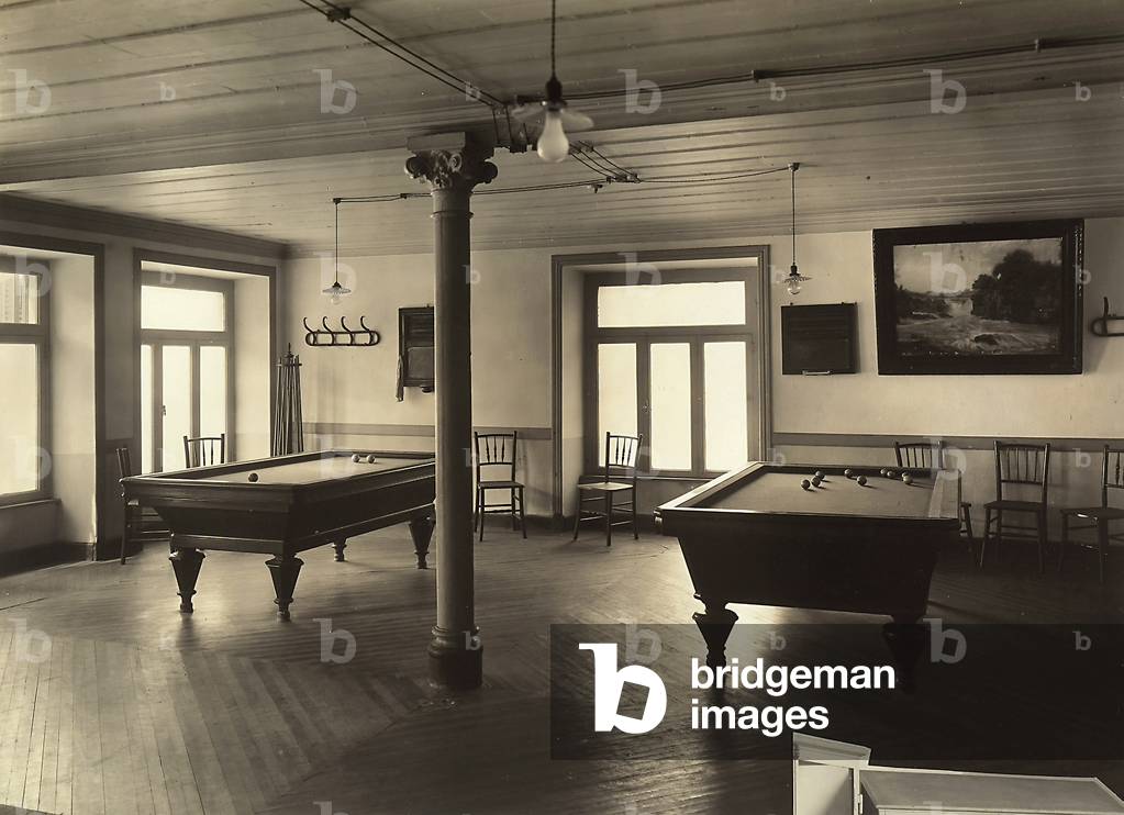 House of the Italians in Santos, Brazil. Biliard Hall