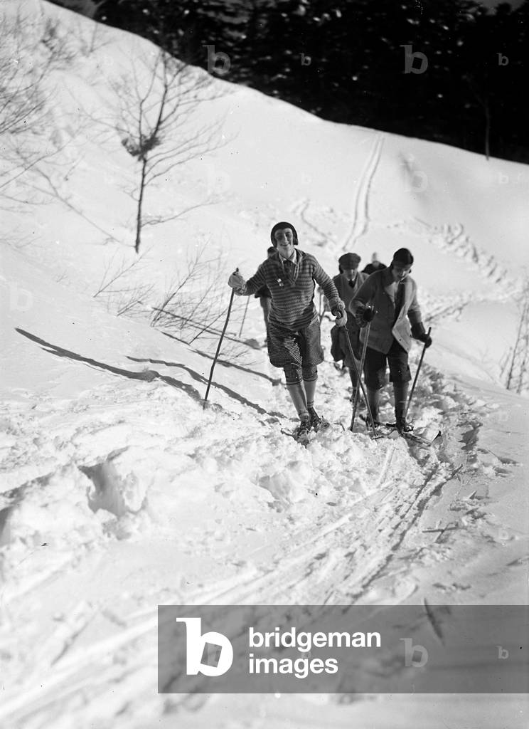 Group of skiers, Abetone