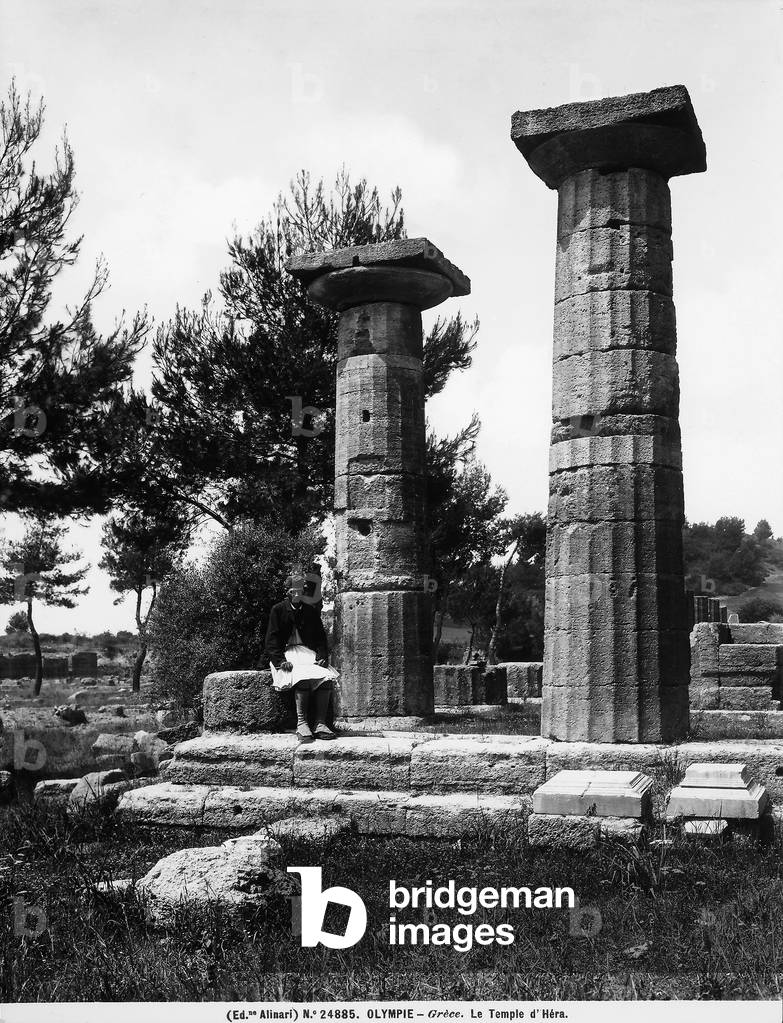 Ruins of the Temple of Hera, in Olympia
