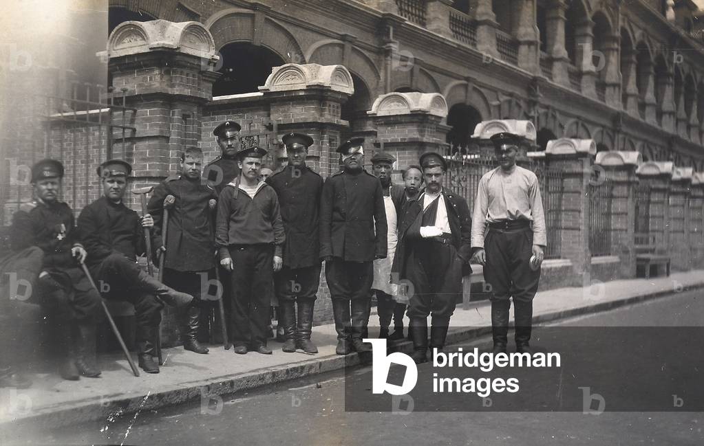 A group of wounded or invalid war veterans