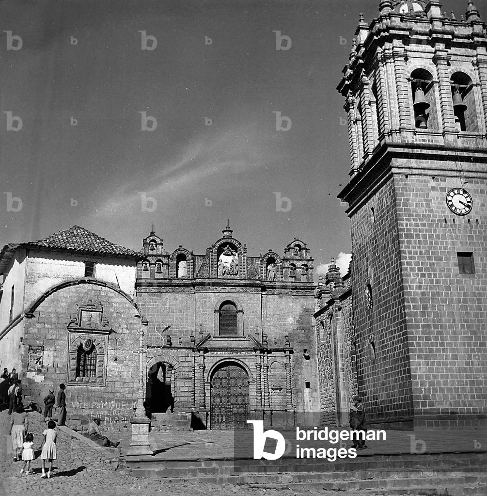 The church of Jesu Maria on the side of the Cathedral of Cuzco, Peru