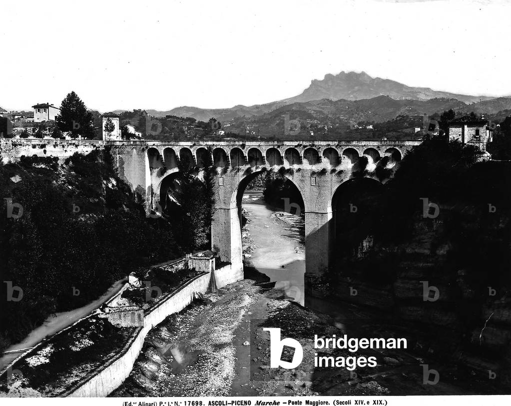 The Maggiore bridge of Ascoli Piceno
