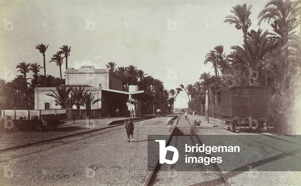 The train station at Elche, Spain.