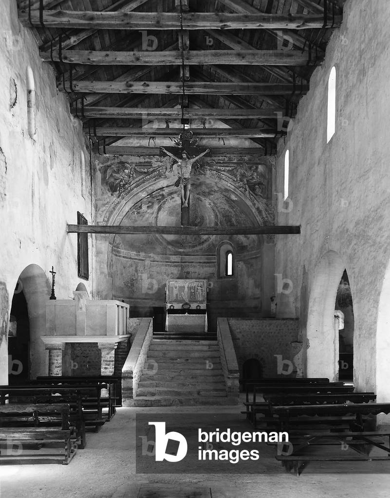 Interior of the Church of San Michele, Oleggio (Novara)
