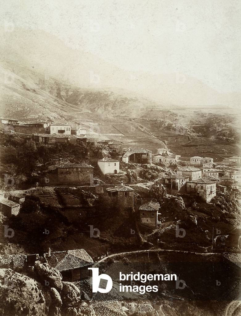 View of a town in Greece