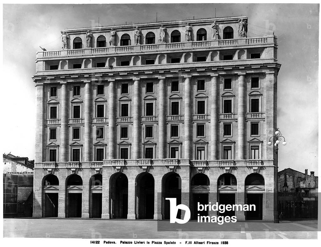 Livieri Palace in Piazza Spalato in Padua.