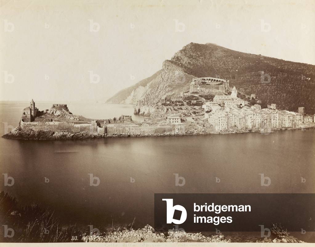 View of Portovenere in the gulf of Spezia