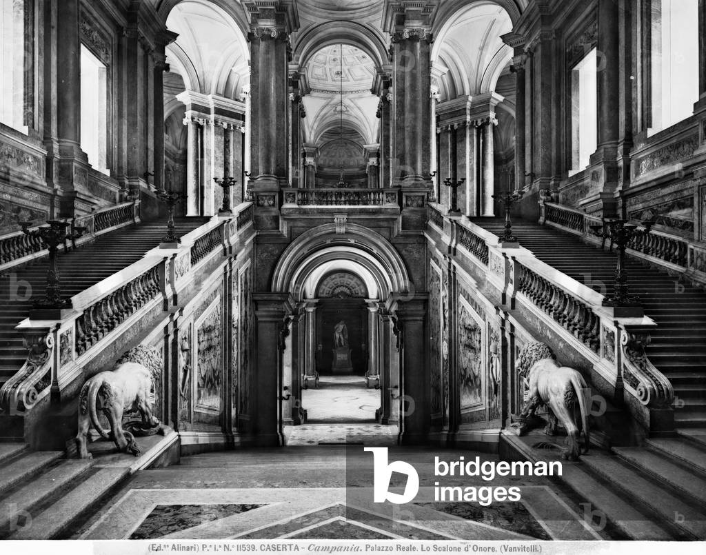 The Staircase of the Royal Palace of Caserta.