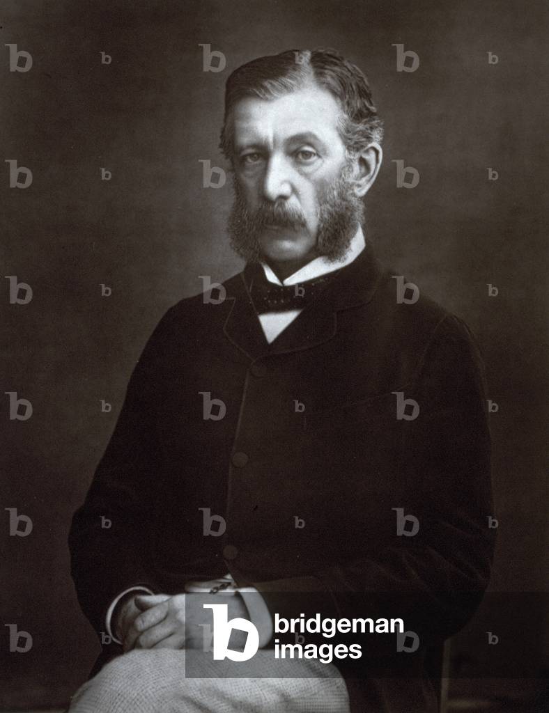 Three-quarter-length portrait of the Scottish High State Official Sir James Fergusson, Governor of Bombay