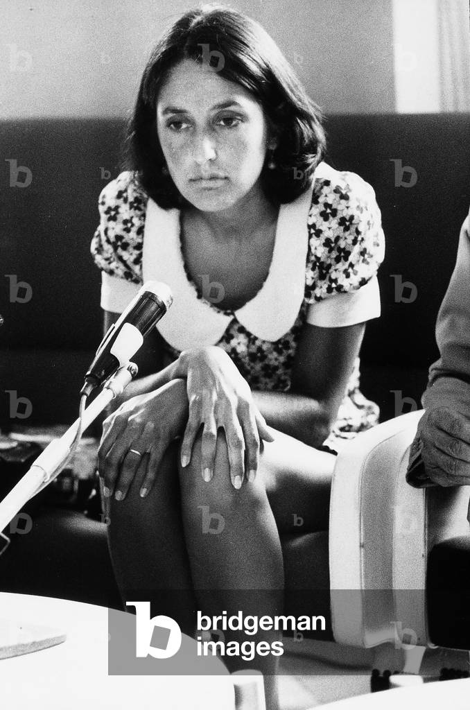 Portrait of singer Joan Baez