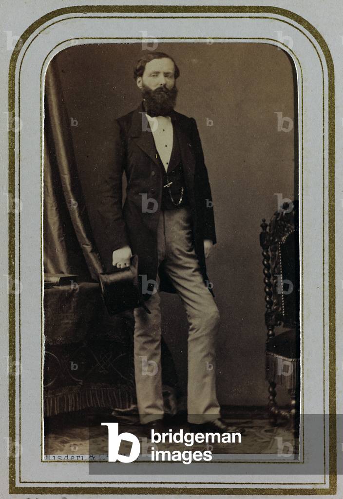 Portrait of the Earl Giancarlo Conestabile, carte de visite