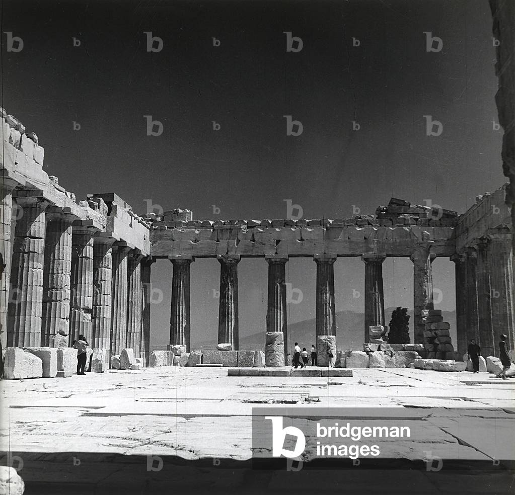 Interior of the Parthenon, Acropolis, Athens