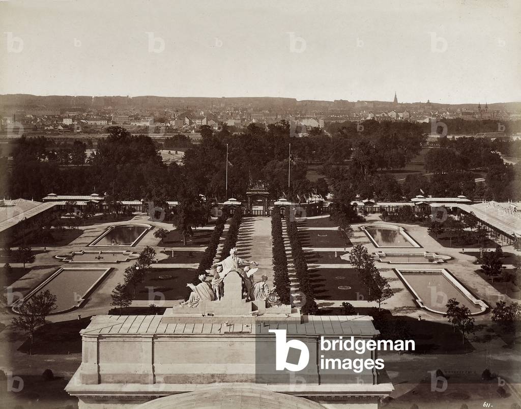 1873 Vienna World's Fair: elevated view