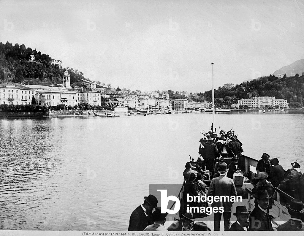 Panorama of Bellagio on Lake Como