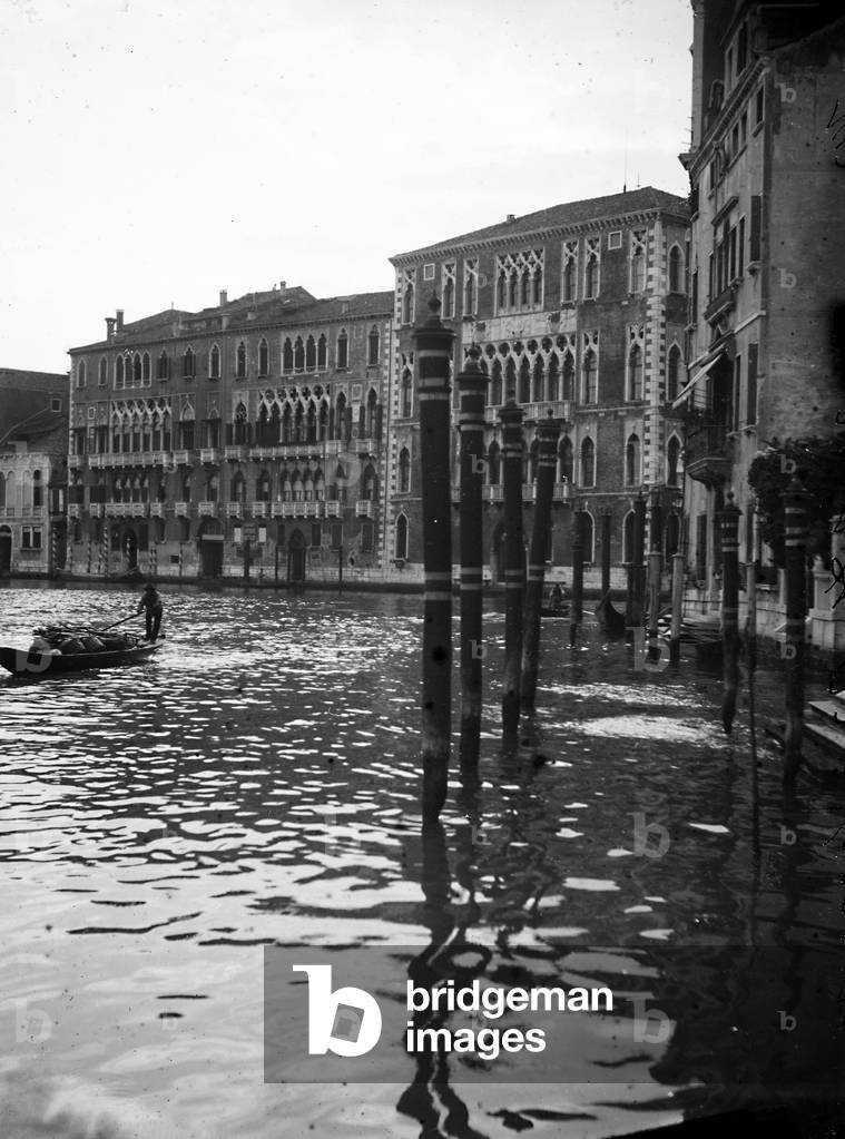 View of a canal in Venice