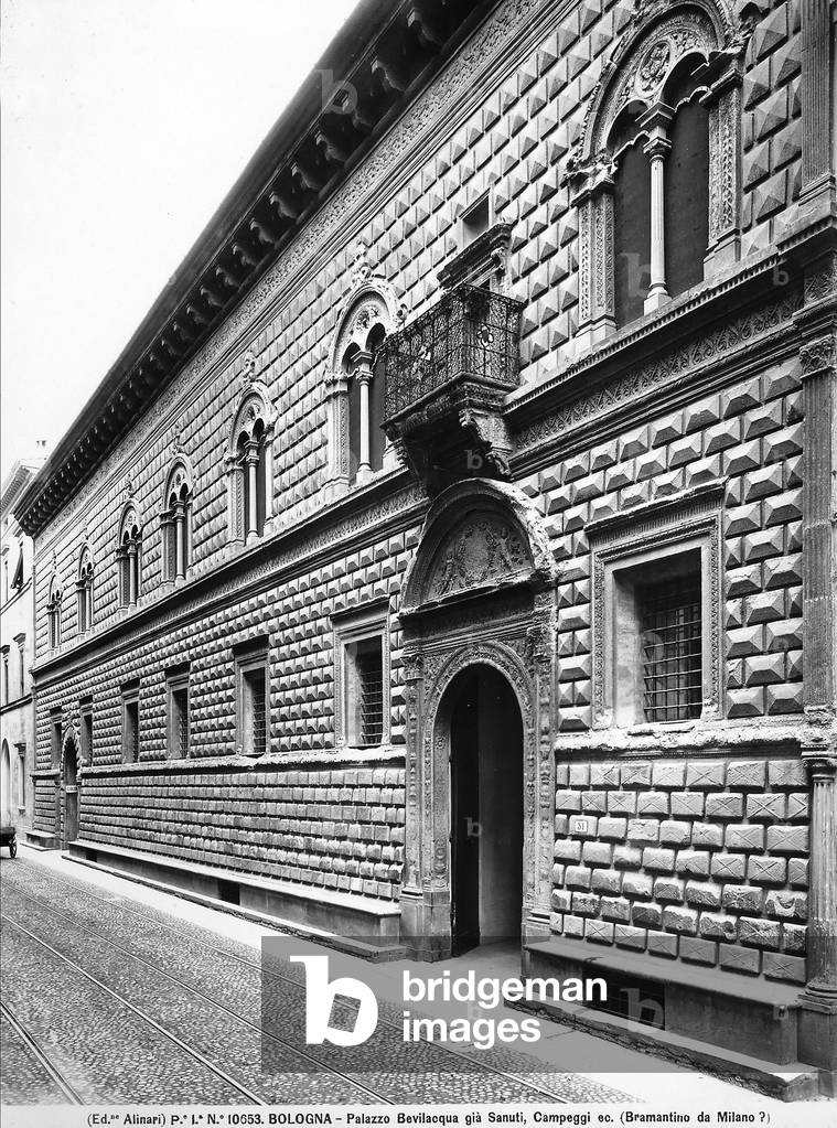 View of Palazzo Sanuti-Bevilacqua, Bologna