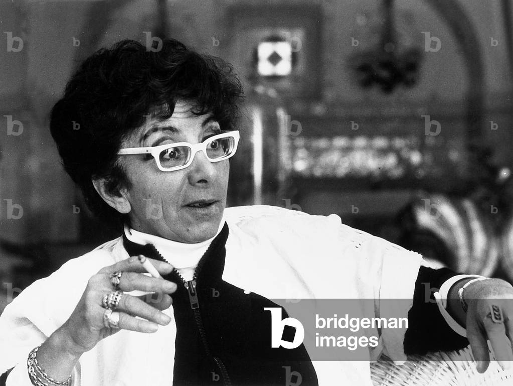 Portrait of the film director LIna Wertmüller.
