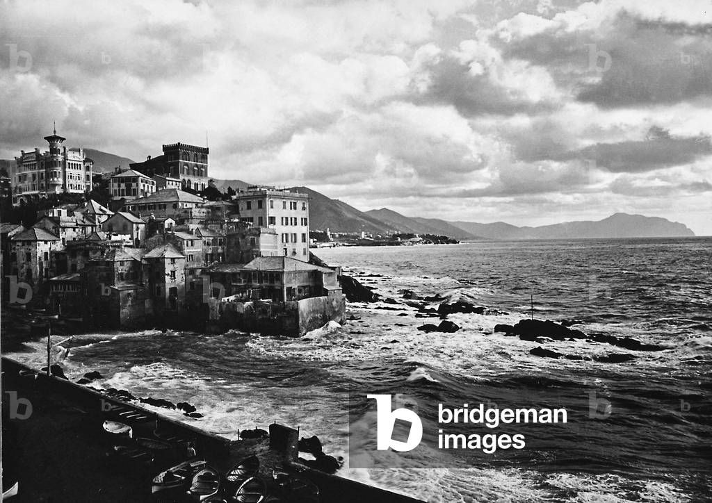 The town of Boccadasse near Genoq