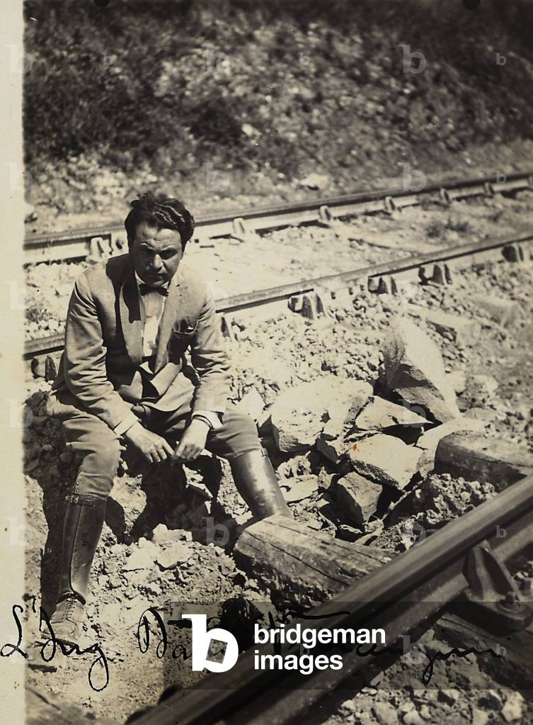 Engineer Dario Vincenzini, employed in the reconstruction of the French railway lines