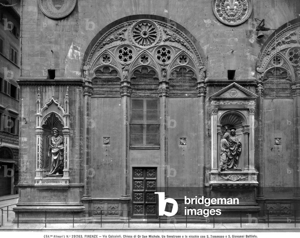 The outside of Orsanmichele church, Florence