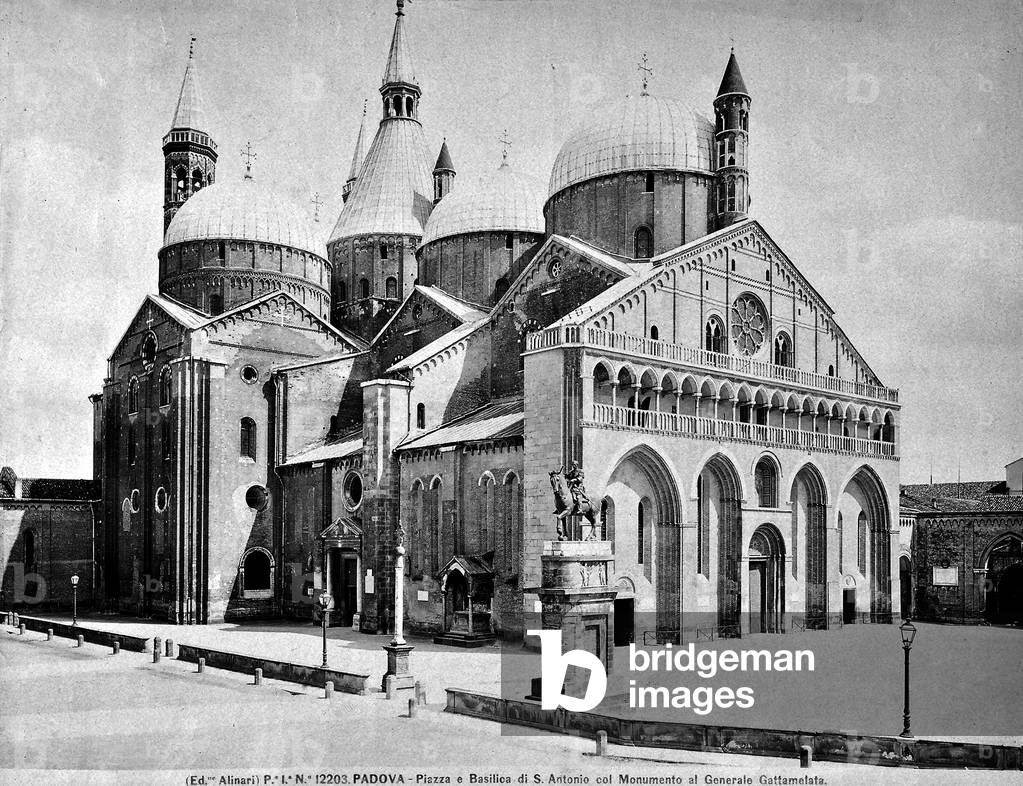 View of the Basilica of Sant'Antonio, also known as 
