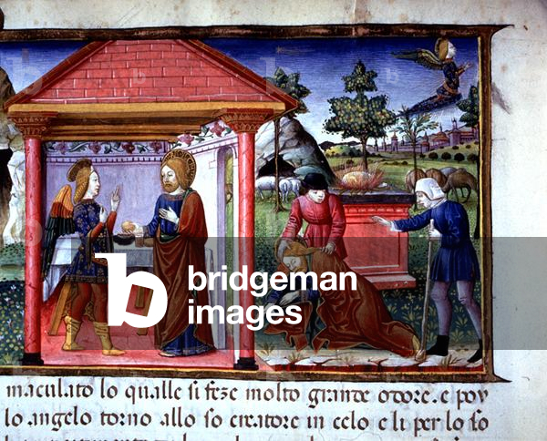 Fol.8v The Sacrifice of Joachim (vellum)