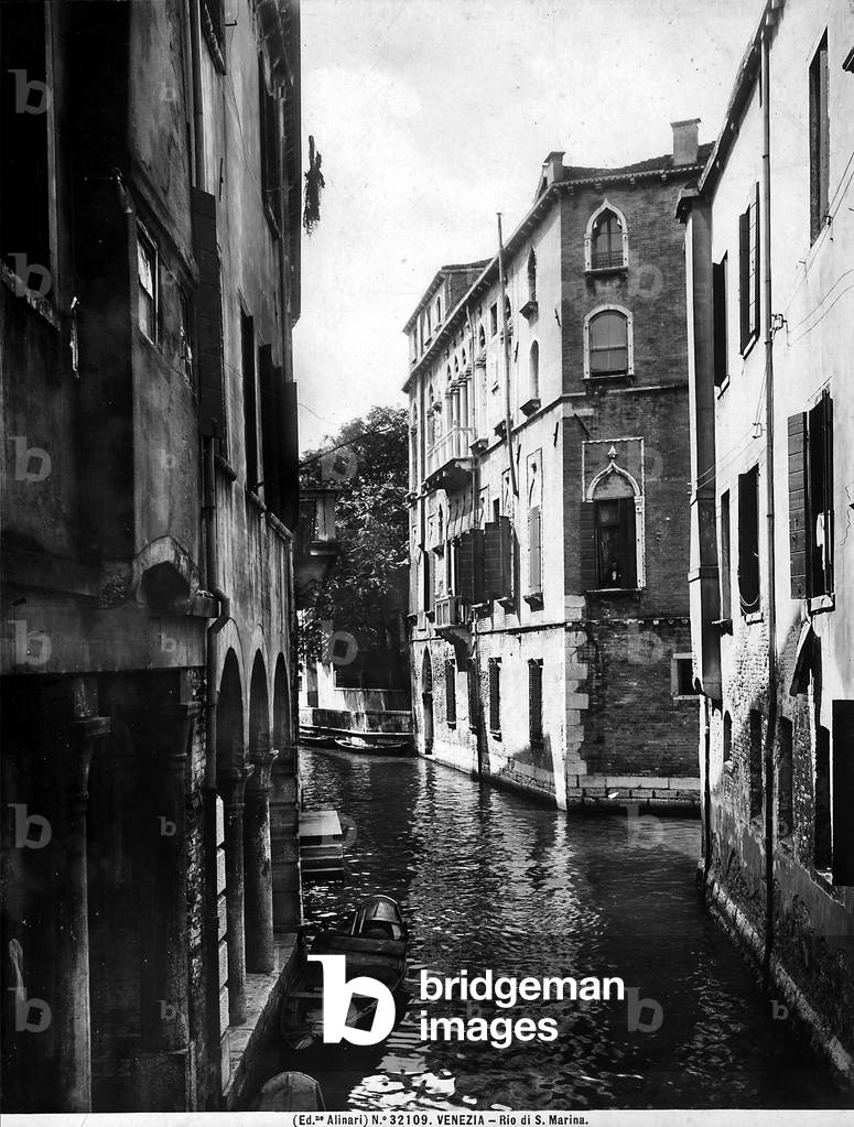 View of Rio di S.Marina in Venice