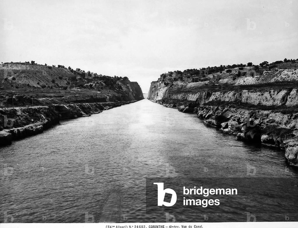 View of the Corinth Canal.