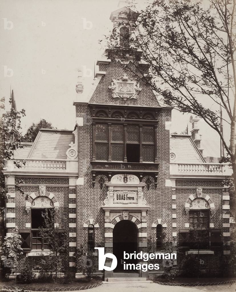1889 Paris World's Fair: laboratory for diamond cutting in Amsterdam, work by the architect Niermas