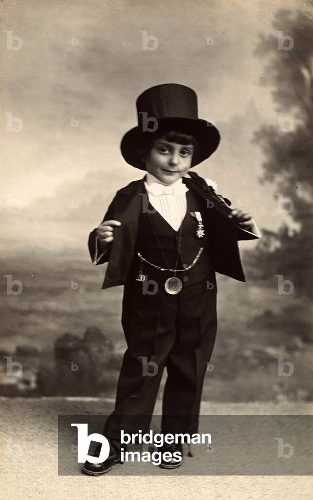 Portrait of a child in costume