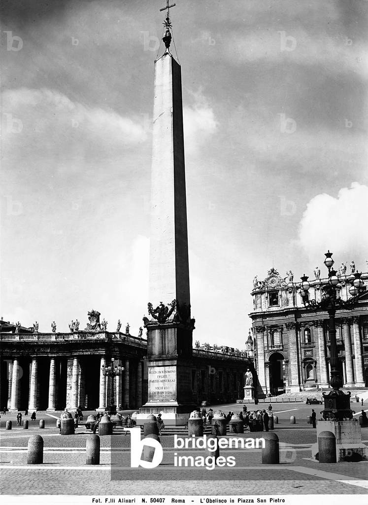 The Vatican Obelisk in St. Peter's Square, Vatican City