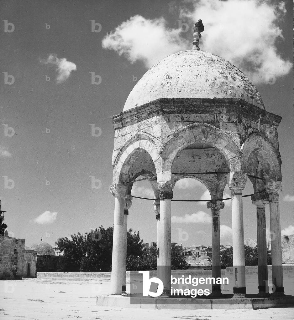 Small temple near the El-Aqsa Mosque on the esplanade of the Temple of Jerusalem.