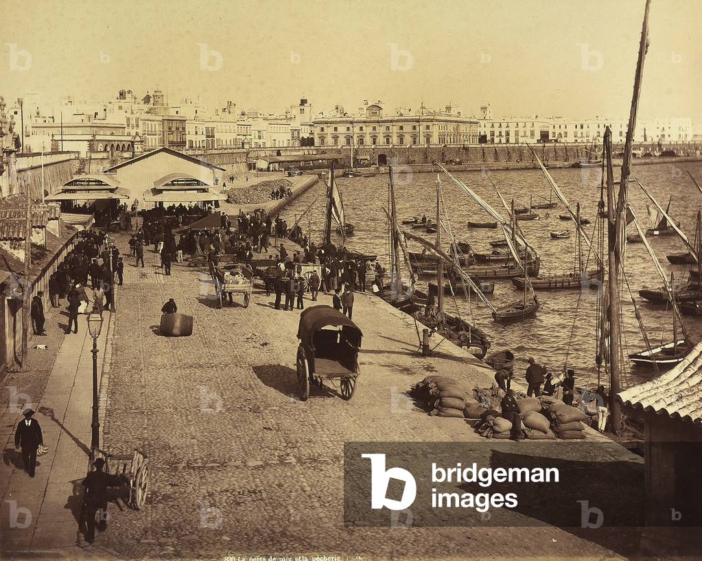 The port of Cadiz in Andalusia, Spain.