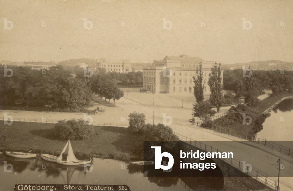 View of Goteborg in Sweden: the theater