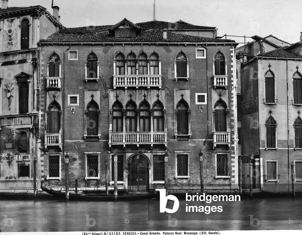 Palazzo Mocenigo-Casa Vecchia: rebuilt gothic construction from the beginning of the seventeenth century by Francesco Contin. Venice.
