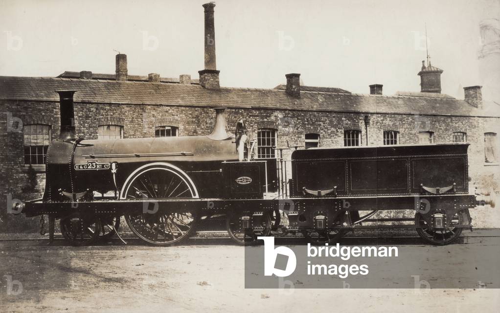 A locomotive of Edinburgh and Glasgow Railways