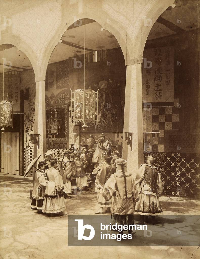 Carnival celebrations in the Florentine ghetto, 1888, 1888 (print on double-weight paper)