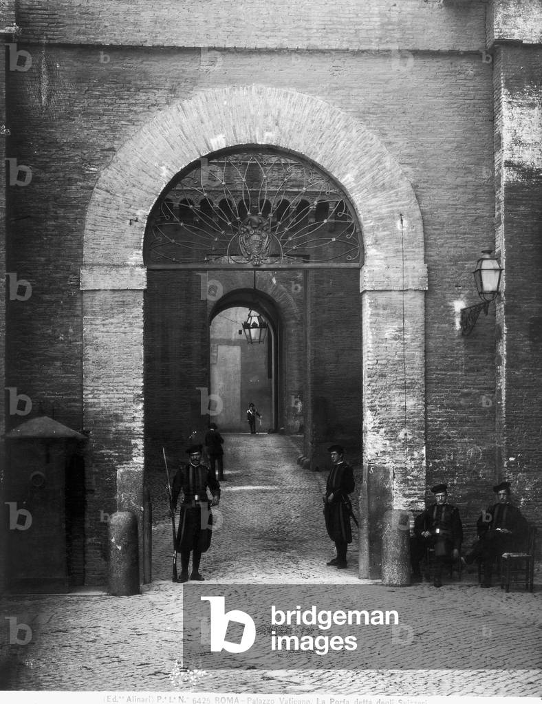 Door of the Swiss in Palazzo Vaticano, Vatican City