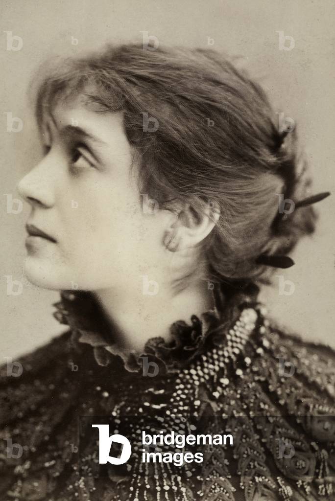 Portrait of the actress Eleonora Duse