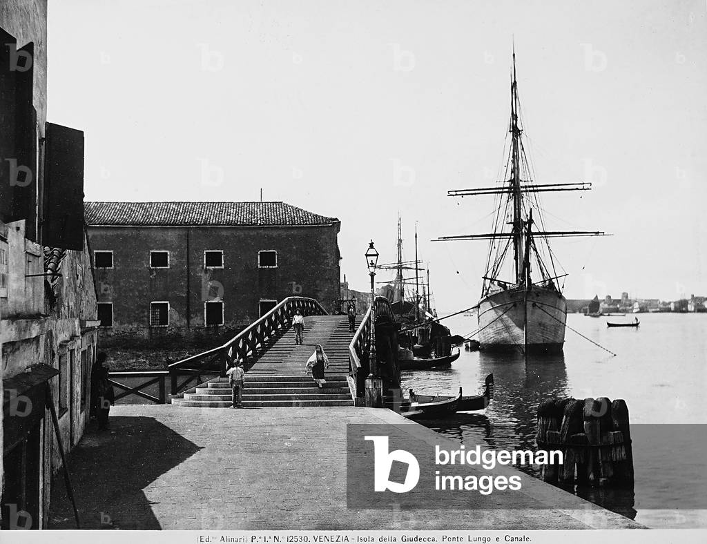 The Ponte Lungo and the Giudecca Canal in Venice